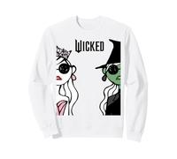 Wicked Glinda Elphaba Split Portrait Fashion Felpa