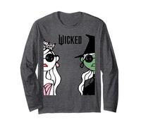 Wicked Glinda Elphaba Split Portrait Fashion Maglia a Manica