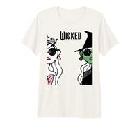 Wicked Glinda Elphaba Split Portrait Fashion Maglietta Premium