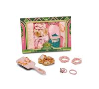 Wicked Glinda - Set di 11 accessori per capelli per ragazze, fiocchi e | Fascia per capelli, clip con fiocco, elastici per capelli, fascia per occhi, spazzola per capelli, accessori per capelli per