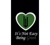 Wicked Inspired Notebook/Journal. It's not easy being green - Elphaba Gift