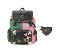 Wicked Magical Icons Spilt - Zaino rosa e verde, 45,7 cm