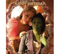 Wicked Movie Biglietto di auguri di compleanno - Musical Theatre ispirato a Elphaba & Glinda - Perfetto per i fan malvagi e gli amanti di Broadway