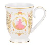 Wicked Movie Glinda Mug - Regalo con licenza ufficiale per i fan, tazza in ceramica rosa e oro con monogramma G, eleganti articoli per tè e caffè, 250 ml (8,4 fl oz) | Paladone