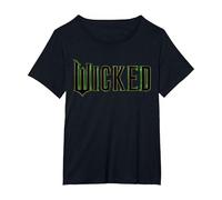 Wicked Movie Logo Maglietta, Donna Plus-Size, Nero, 1X