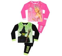 Wicked Pigiama Bambina | Set di 2 Pigiami Ragazza | Pigiamone Invernale Ragazza | Rosa 12-13 Anni