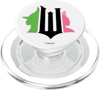 Wicked Pink & Green Front & Back PopSockets PopGrip per MagSafe