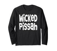 Wicked Pissah Fantastico gergo del New England Maglia a Manica