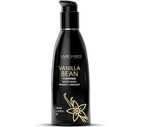 Wicked Sensual Care Lubrificante al gusto di baccello di vaniglia Aqua Transparent 60 ml