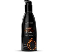 Wicked Sensual Care Lubrificante al gusto di pesca dolce Aqua Transparent 60 ml