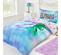 Set Copripiumino Singolo Reversibile Glinda E Elphaba Blu Rosa