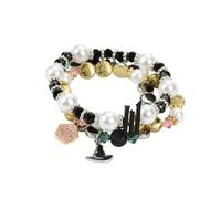 Wicked - Set di 3 braccialetti elastici con perline