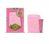Wicked - Set regalo "So Popular", quaderno peloso rosa e balsamo per le mani, prodotto musicale ufficiale Wicked Broadway, diario carino e regalo per la cura della pelle per i fan