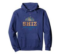 Wicked Shiz University Felpa con Cappuccio, Unisex per Adulti, Navy, S