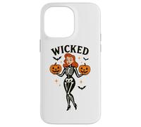 Wicked Skeleton zucca pipistrelli di Halloween Custodia per iPhone 14 Pro Max