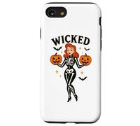 Wicked Skeleton zucca pipistrelli di Halloween Custodia per iPhone SE (2020) / 7/8