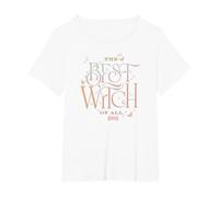 Wicked The Best Witch of all Maglietta, Donna Plus-Size, Bianco, 1X