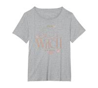 Wicked The Best Witch of all Maglietta, Donna Plus-Size, Grigio Melange, 1X