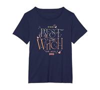 Wicked The Best Witch of all Maglietta, Donna Plus-Size, Navy, 3X
