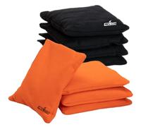 Wicked Wood Games Borse Cornhole - 2x4 Ufficiale ACO Compliant - Arancione & Nero