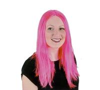 WickedFun® Parrucche lunghe da donna, per feste e cosplay, per tutti i giorni, colore: rosa