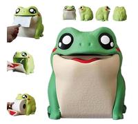 Wickedwinks the Frog Toilet Paper Holder, Interesting Frog Toilet Paper Holder -3D Printing Bathroom, 3D Printed Resin Frogs Toilets Papers Holders, For Bathroom (B)