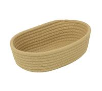 Wicker Storage Baskets - Breathable Rope Basket | 30x17x9cm Laundry Basket With Sturdy Structure, Woven Container, Rope Container, Ropes Storage, Shelf Box For Living Room