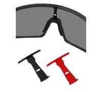 Wicket di ricambio per occhiali da sole Oakley Sutro OO9406/Sutro Asian Fit OO9406A/Sutro S OO9462, 2 paia (nero + rosso)