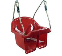 Wickey Altalena da esterno in plastica per bambini - Sicuro e confortevole con cinture di sicurezza - Altalena per bambini per torre di gioco, telaio da arrampicata giocattolo all'aperto