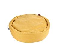 Wicotex Love Story, cestino rotondo in poliestere, Ø 60 x 15 cm, colore: giallo