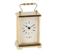 Widdop and Bingham Gold Finish Carriage Clock by