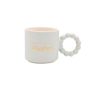 Widdop and Co Celebrations Confetti 'Daughter' Compleanno/Milestone Mug - Tazza in ceramica blu con manico unico, regalo per lui o lei, 330 ml (Figlia, blu)