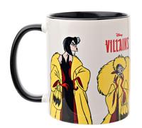 Widdop and Co. - Disney Cruella Mug - Black/White Tea & Coffee Glazed Stoneware