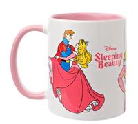 Widdop and Co. - Disney La Bella Addormentata - Tazza Aurora - Tazza in gres porcellanato smaltato rosa/bianco - Licenza ufficiale Disney Merchandise (325 ml).