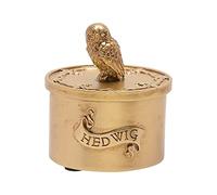 Widdop and Co Harry Potter Alumni - Scatola Portagioie Hedwig, Magical, Gold, Resin, 65mm x 60mm