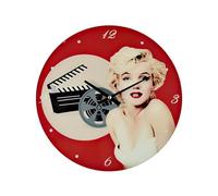 Widdop and Co Marilyn W9726 - Orologio da parete in vetro