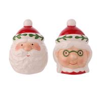 Widdop and Co. Set Sale e Pepe Natalizio in Ceramica, 2 Pezzi con Tappi