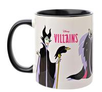 Widdop and Co. - Tazza Disney Maleficent - Tazza in gres porcellanato smaltato nero e bianco - Licenza ufficiale Disney Merchandise (325 ml).
