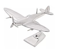 Widdop & Co. Spitfire - Modellino di aeroplano in alluminio pressofuso da 25,4 cm, modello Military Heritage su base autoportante, Harvey Makin