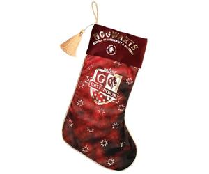 Widdop Harry Potter Gryffindor Alumni Calza Natalizia per Regali 55cm, Regali di Natale da Appendere, Regalo per Bambini Rosso
