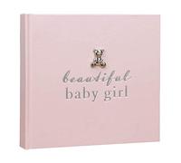 Widdop New Baby 50 - Album fotografico con scritta in lingua inglese "Baby Girl" (lingua italiana non garantita)