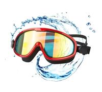 Wide-angle and Clear Vision: These large frame swimming goggles allow y