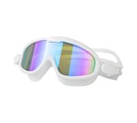 Wide-angle and Clear Vision: These large frame swimming goggles allow y