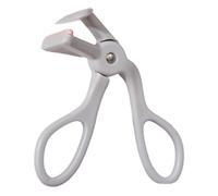Wide Angle Eyelash Curler, Rimless False Eyelash Curlers, Women's Eyelash Curler Local Curl Long Lasting Styling Makeup Tool (Color : Grey)
