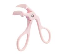 Wide Angle Eyelash Curler, Rimless False Eyelash Curlers, Women's Eyelash Curler Local Curl Long Lasting Styling Makeup Tool (Color : Pink)