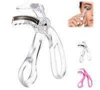 Wide-Angle Eyelash Curler with Comb, Precision Lift Eyelash Curler Tool ，A | 2026 Upgraded, Lifted Lashes, with Toothed Comb