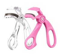 Wide-Angle Eyelash Curler with Comb, Precision Lift Eyelash Curler Tool ，C