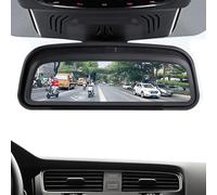 Wide Angle Organizer - Up Down Left Right Adjustable Tool For Caravan, Minivan, Truck, Sedan | Interior Rear View Mirror | Sunglasses Holder Car Rear View Mirror