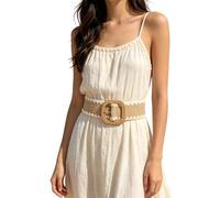 Wide Belt - Girth Cincher, Adjustable Shirt Waist Strap, Textile Sash | Midsection Wrap Apparel Harness Bodice Shaper Woven Fashion Waistband Women Ladies Dancers Girls Mothers Performers for Wives
