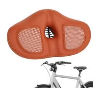 Wide Bikes Saddle, Comfort Cushion Seat, 12.6x7.48in Road Cycling Accessory, Extra Thick Padding, Shock-Absorbing Design for Travel, School, Fitness, Outdoor Commuting, Beach Rides
